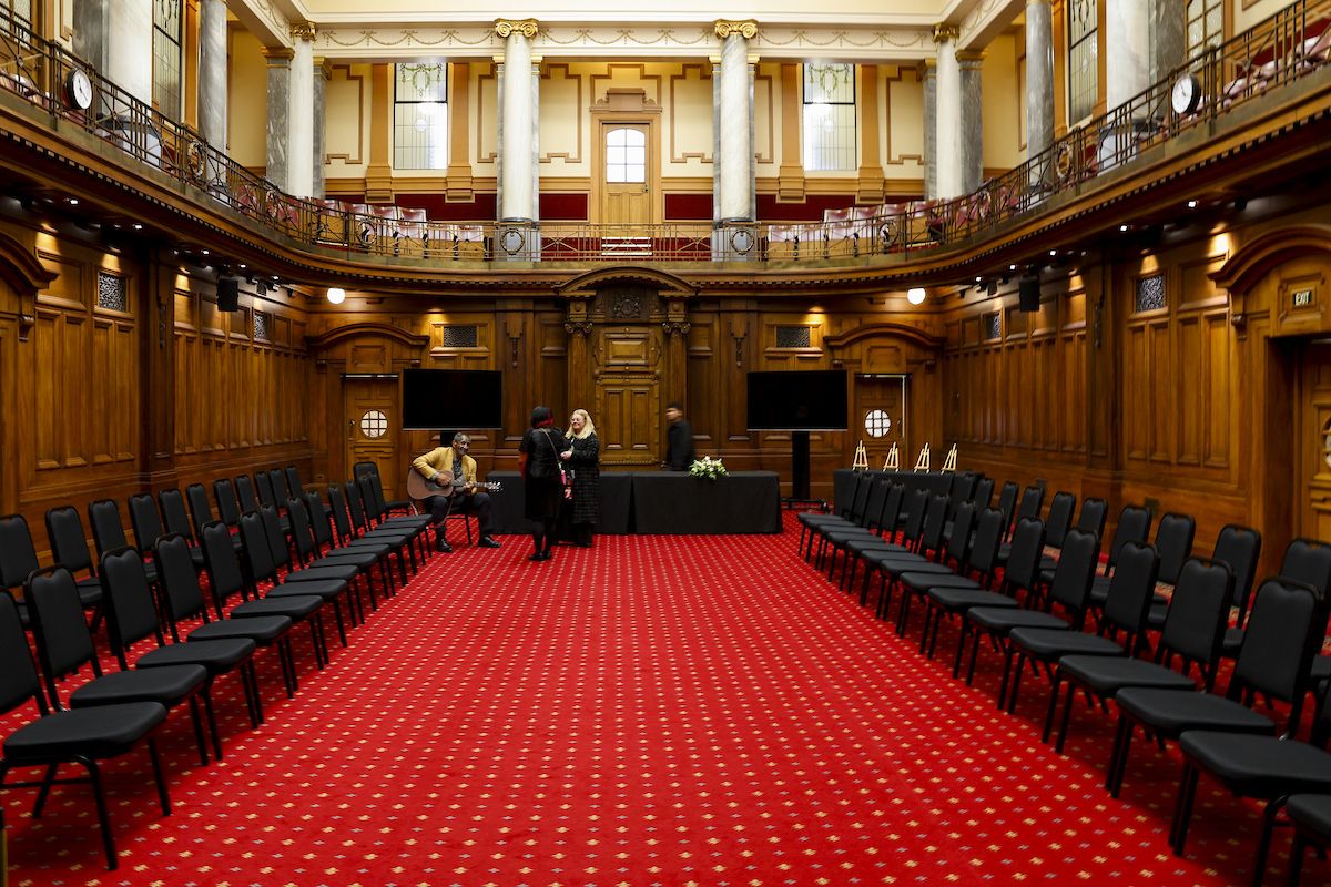 Photograph from the Ngai Tai Deed of Settlement initialling, 17 September 2026