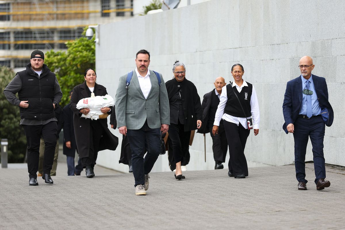 Photograph from the Ngai Tai Deed of Settlement initialling, 17 September 2026